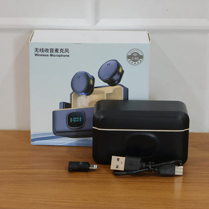 Premium Wireless Lavalier Microphone Set (1 Set)